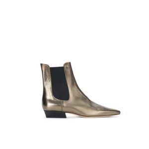 STAUD Aged Bronze Wally Chelsea Boot